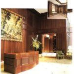 Architectural Woodwork Lobby Desk & Paneling